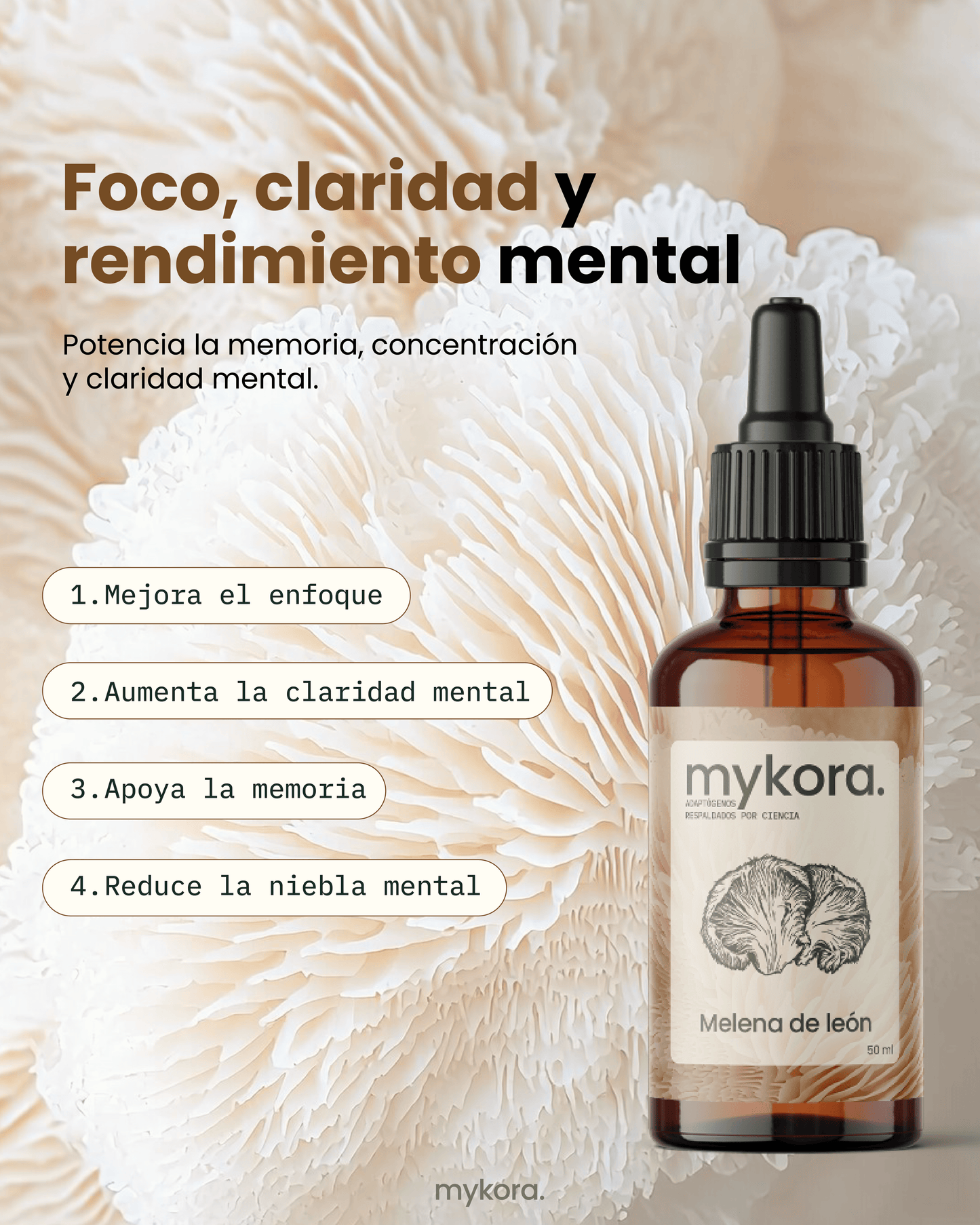 Melena de León - Claridad mental y concentración