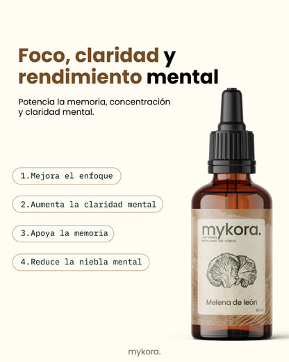 Tintura Madre Melena de Leon - Claridad mental y concentracion